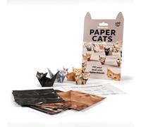 DIY Paper Cats Origami Kit for Kids, 50 DIY Origami Set to Fold Your Own Paper Cats Dog Dinosaur Models, 3D Origamis Book Crafts for Adults, Christmas Classroom Educational Toys (B, 50 Sheets)