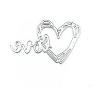 DIY Paper Craft Die Love Background for Journaling DIY Paper
