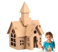 DIY Paper House Model - Mini Craft Building Kit, Creative Educational Toy | Children Gift For Birthday Christmas Holidays Learning Imagination Development Activity Fun