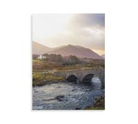 DIY Paper Jigsaw Puzzles for Adults 1000 Pieces，historic bridge over the Sligachan River on Skye - the Scottish Highlands，Room Decor （38x26cm）-AQ10