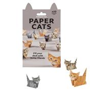 DIY Paper Origami Kit 3D Handmade Origami Paper for Adult Kid Decor Gift(Cat)