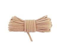 DIY PARK 5 Yard 1/8" 3mm Nylon Flat Skinny Elastics Cords Tube Rope String Spandex Bands Tape Face Wear Ear Loop Sewing Trim (Tan)