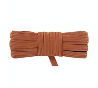 DIY PARK - 6mm Thick Latex Flat Elastic Cord with Spandex Rubber Band, Face Cover, Ears, Dresses, Sewing (Copper)