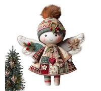 DIY Patch Work Angel Doll Kit, Cute Christmas Angel Fabric Craft, Handmade Patch Work Doll Sewing Kit, Funny Christmas Sewing Fabric Craft Ornament for Beginners, Handcraft Lovers