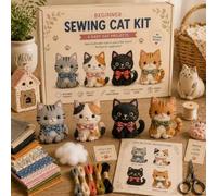 DIY Patchwork Animal Kit,Handmade Sewing Craft Set with Floral Fabric & Stuffing,Plush Animals DIYSet,3D Cute Patchwork Animal DIY Kit for Adults,Beginners,Craft Lovers,Gift for Birthdays,Holidays