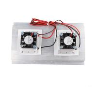DIY Peltier Cooling System Kit 12V DC Thermoelectric Refrigeration Module 144W for Dual Fan Semiconductor Cooler Small Space Up to 10L