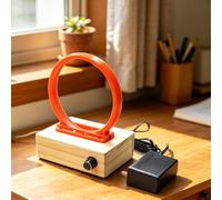 DIY Perpetual Motion Machine Model, Electromagnetic Cyclotron Scientific Experiment Equipment, Adjustable Speed, Iron Ball Circular Motion Coil, Quick Response, for Lab & Classroom