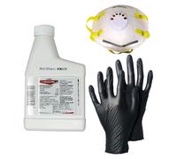 DIY Pest Control PPE Kit and Crossfire Concentrate for Bed Bugs, 13oz