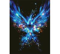 DIY Phoenix Paint by Numbers Kits, Paint by Numbers for Children Beginners, Paint by Number for Adults Acrylic Oil Painting Kits for Aesthetic Wall Room Decor,Girl Gifts 90x120cm/36x48 inch -Y682