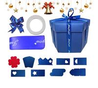 DIY Photo Album Box, 8-Layer Reusable Wedding Packaging Accessories - Bouncing Romantic Box | For Parents, Students, Birthday, Wedding, Shower, Engagement, Christmas, Valentine's Day