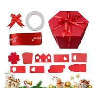 DIY Photo Box, 8-Layer Reusable Love Memory Gift Box for Personalised , Creative Scrapbook Craft Supplies for Party Planner, Parents, Couples, Friends, Event Organisers, Ge