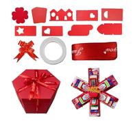 DIY Photo Box - 8 Layers Reusable Holiday Packaging Materials | Valentine's Day Love Box - for Parents, Couples, Students, Birthday, Holiday, Valentine's Day, Christmas, Graduation, Wedding
