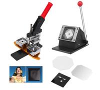 DIY Photo Magnet Machine with Accessories and Cutter for Custom Badges and Buttons