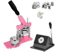 DIY Photo Magnet Maker Kit - Fridge Magnet Press Machine with Paper Cutter, 100 Sets Supplies, Create Custom Magnets