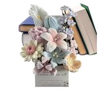 DIY Pipe Cleaner Kit, Flower Craft Stems, Chenille Bouquet Set with Colorful Design, Craft Supplies with Easy Bend Material, Art Accessories, Pipe Cleaner Flowers for Home Party Study Room