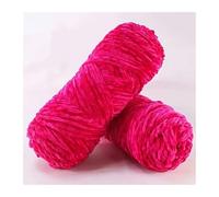 DIY Polyester Velvet Yarn Amigurumi Accessories Dolphin Plush Soft Chenille for Knitting 1 Skein 100g 130M for Crochet & Knitting(Color-32)