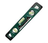 DIY Project for torpedo Level 23cm Lightweight Design DIY Project(B) | for durable ABS plastic, reinforced aluminum core, for impact resistant, green finish, lightweight carry