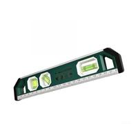 DIY Project for torpedo Level 23cm Lightweight Design DIY Project(C) | for durable ABS plastic, reinforced aluminum core, for impact resistant, green finish, lightweight carry