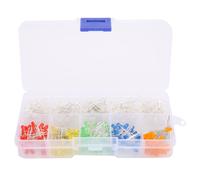 Diy Project Led Lights Led Diodes Assortment Kit Universal Single Color Small Luminous In Line Round Head With Edge Bright Decorative Bulbs Suitable