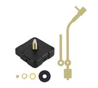 DIY Quartz Clock Movement Kit with Silent Operation, 13mm Shaft Length and 5 5mm Thread Length for Use in Custom or Replacement Clocks (gold)