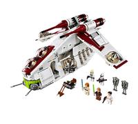 DIY -Republic Gunship（75021）With 1175 Pcs. Diorama scene model MOC Building kit