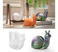 DIY Resin Molds Crystal Drip Snail Mould Household Desktop Ornaments 3D Crafts Easy Demoulding Molds Decoration Animal Statues Valentine's Day Wedding Gift