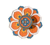 DIY Retro Pattern Cloisonne Enamel Refrigerator Magnet, Traditional Filigree Enamels Painting DIY Kit, Fridge Magnet Materials Tools Package, Cloisonne Craft for Adults (Blue)