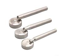 DIY Rivet Setting Hand Tool Double Cap Punch Set for For leather Projects, Includes 1 Punch and 1 Base for Easy Use (10mm)