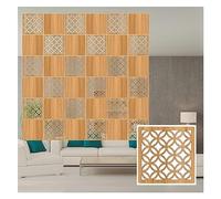 DIY Room Divider, Screen Panels for Bedroom, Office, Hotel, Restaurant - Home Decor Wood Plastic Panel with All Accessories