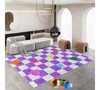 DIY Rug Making Kit for Adults Color Printed Latch Kits, Latch Hook Kits for Adults Rug 38 x 52 cm, Printed Canvas Embroidery Kits Crochet Yarn Kits for Beginners Adults Kids Craft Kit Creative Gift