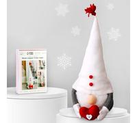 DIY Russian Gnome Doll Kit Snorri - Create a Cute Handcrafted Interior Doll, Felt Craft Kit with Pattern, Decor, and Instructions for Adults & Kids, 30 cm