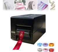 DIY Satin Ribbon Printer, 300dpi Portable Multifunction Banner Printing Machine, 127mm/s Color Label Hot Stamping Printing Machine for Gift Wrapping, Crafts, Wedding Decorations, Birthday