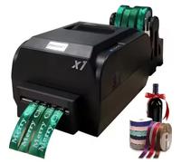DIY Satin Ribbon Printing Machine,Digital Ribbon Printer with Holder for Foil Stamping,200 DPI & 150mm/s High-Speed Performance,Multi-Language Text/Pattern Printing, for Gift Wrapping Doublerow