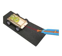 DIY Science Experiments Friction Car STEM Kit for Kids - Wooden Car Engineering Science Kits with Wheels & Ramp, Hands-On Physics Project for Classroom Education and Home Learning Activities