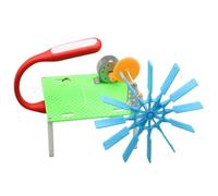 DIY Science Experiments Water Wheel Generator STEM Kit for Kids - Hand-Crank Hydropower Science Kits with Plastic Turbine Model, Educational Energy Conversion Project for Classroom Learning and Home S