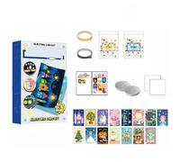 DIY Scientific Craft Kit - Light Greeting Card, Create a Card Craft Kit for Kids,Beginner Circuit Science Set,Creative Building Activity Kits,Fun Science Project For Boys And Girls (B)