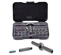 DIY Screwdriver 24 in 1, Magnetic Screwdriver Set with T Ratchet Handle,Multi Bit Magnetic Screwdrivers Sets, Multi-Purpose 24 in 1 Ratchet Wrench Screwdrivers S2 Magnetic Bit