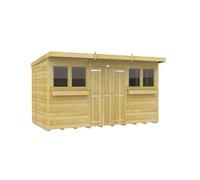 Diy Sheds 12X6 Pent Summer Shed Loglap