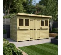 Diy Sheds 12X7 Pent Summer Shed