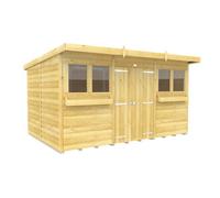 Diy Sheds 12X8 Pent Summer Shed Loglap