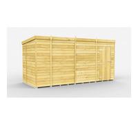Diy Sheds 13X6 Pent Shed - Single Door Without Windows