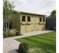 Diy Sheds 14X5 Pent Summer Shed