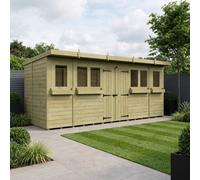 Diy Sheds 18X5 Pent Summer Shed
