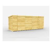 Diy Sheds 18X6 Pent Shed - Single Door Without Windows