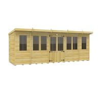 Diy Sheds 18X6 Pent Summer House Loglap
