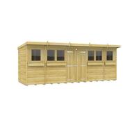 Diy Sheds 18X6 Pent Summer Shed Loglap