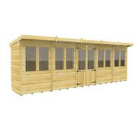 Diy Sheds 20X4 Pent Summer House Loglap