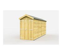 Diy Sheds 4X15 Apex Shed - Double Door Without Windows