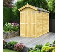 Diy Sheds 4X9 Apex Security Shed - Double Door