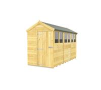 Diy Sheds 5X12 Apex Shed - Single Door With Windows